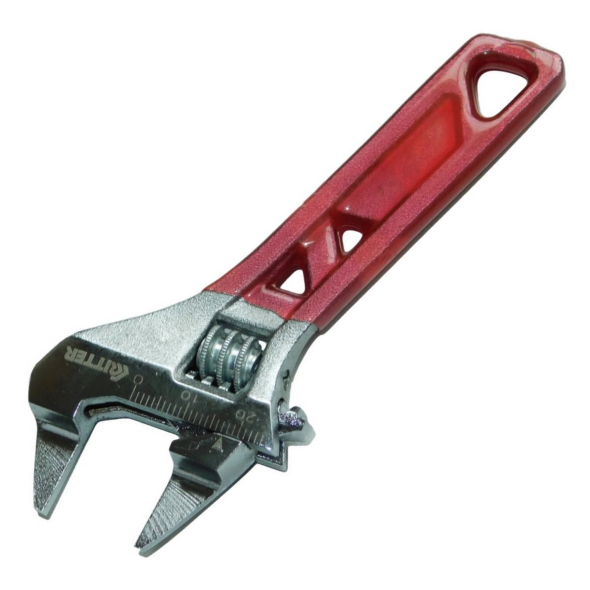 изображение Ключ разводной Ritter Ultra Slim 150 мм / 6" (ультратонкие губки, укороч. рукоятка, сталь CR-V, хром