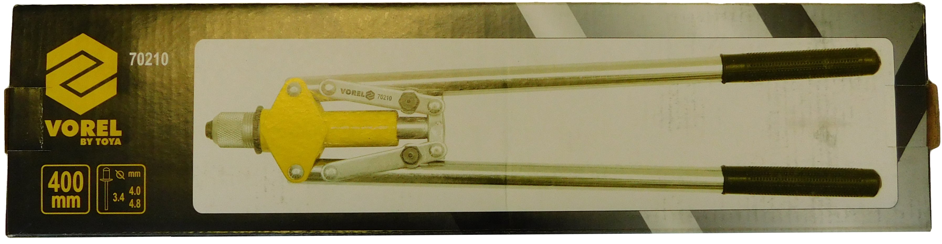 изображение Заклёпочник VOREL 400 мм силовой с удлиненными ручками
