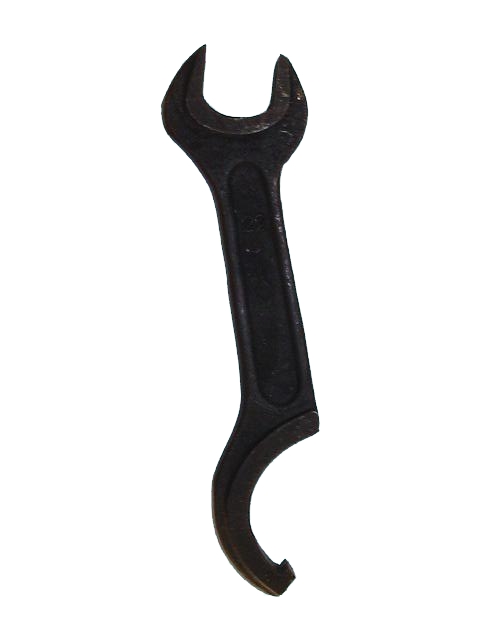 изображение Ключ Рожковый 22мм и для круглых шлицевых гаек 55-60 оксид.