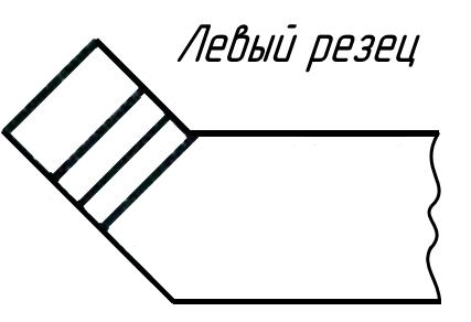 изображение Резец Проходной отогнутый 20х12х120 ВК8 (левый)