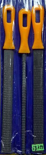 изображение Набор рашпилей из 3шт. 200мм с пластмассовой ручкой (A14)