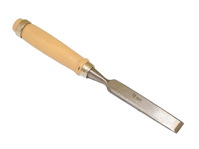 изображение Стамеска плоская 18мм (деревянная ручка)