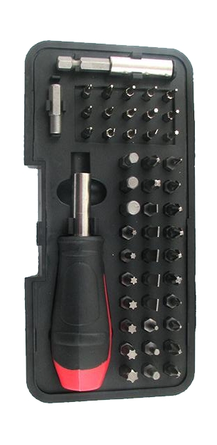 изображение Набор бит из 48 шт. сталь CrV с рукояткой и магнитным держателем (WX-MP48)