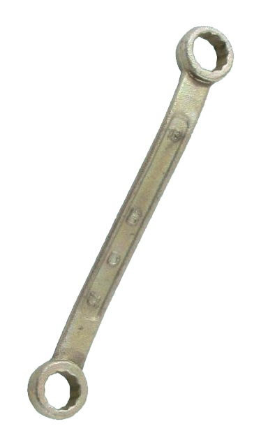 изображение Ключ Накидной 12х13 цинк изогнутый