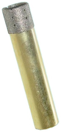 изображение Сверло d10,5(10,0) трубчатое перфорированное с алмазным напылением АС20 125/100 2-слойное 1,28кар