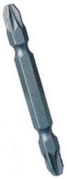 изображение Биты крестовые РZ1хРZ1х 65мм CrV двухсторонние в упаковке 2 шт. DIN3126 хвостовик Е1/4