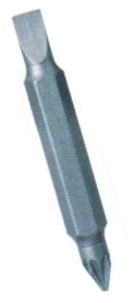 изображение Биты комбинированные РZ3х6,5х1,2х 60мм CrV в упаковке 2 шт. DIN3126 хвостовик C1/4