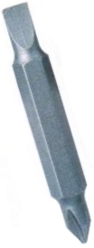 изображение Биты комбинированные РН1х4,5х0,6х 60мм S2 в упаковке 2 шт. DIN3126 хвостовик C1/4
