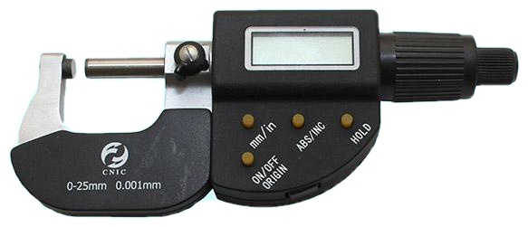 изображение Микрометр Гладкий МК- 25 0- 25 мм (0,001) электронный (Шан 480-505D)