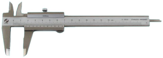 изображение Штангенциркуль 0-125 ШЦ-I (0,02) моноблок с глубиномером (Шан 140-115S) нерж. сталь