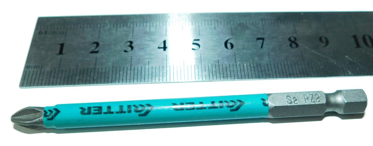 изображение Бита Ritter WP PZ 2x90 мм магнитные (сталь S2) (1 шт. в блистерной упаковке)